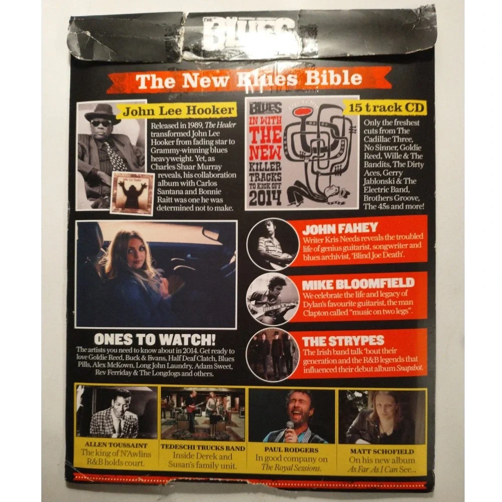 The Blues Magazine Issue 11 2014 John Lee Hooker Includes 15 Track CD Sampler